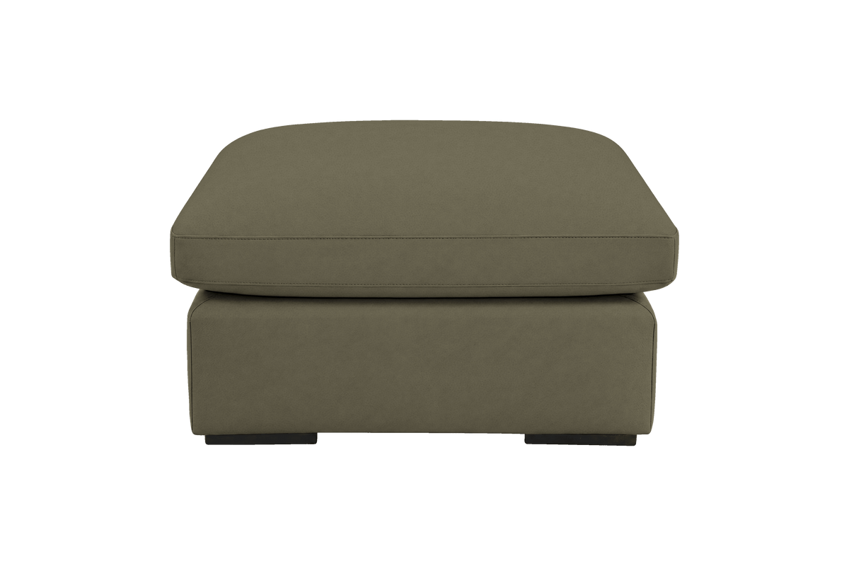 Rhodes Footstool in Felix Olive