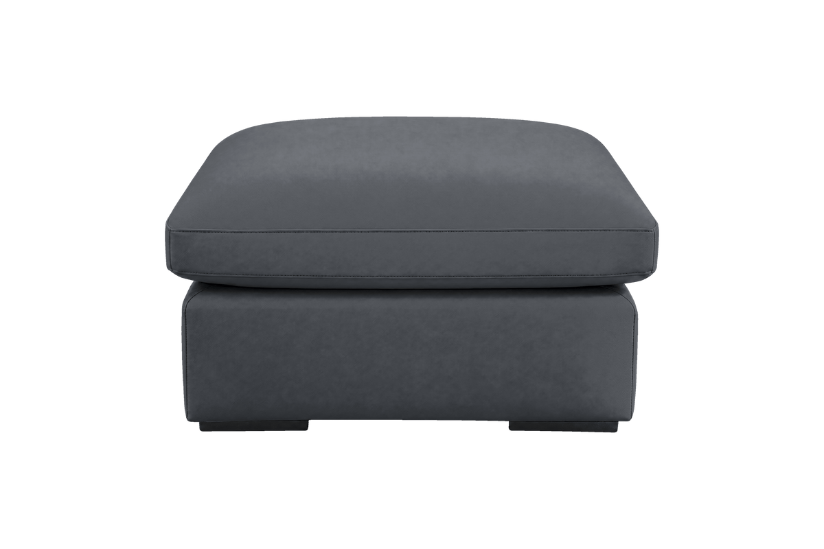 Rhodes Footstool in Dante Shark