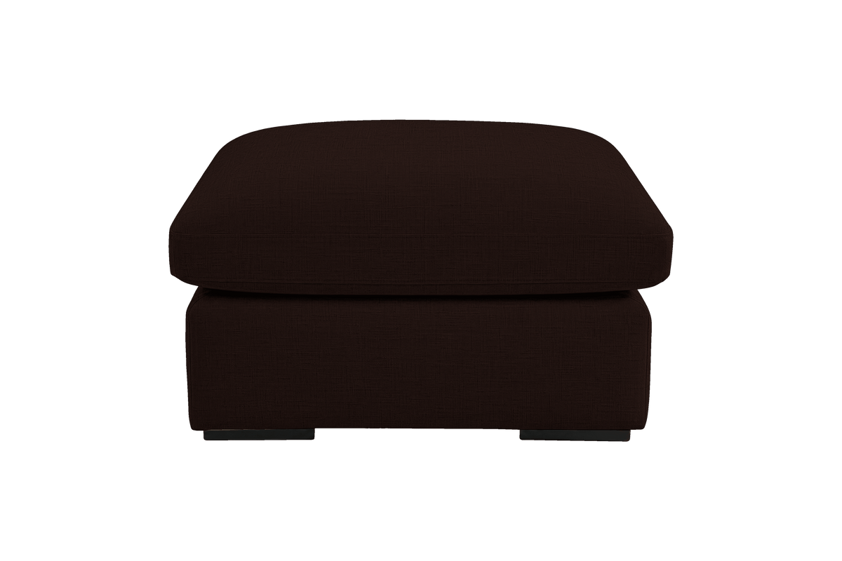 Rhodes Footstool in Mosquito Terra