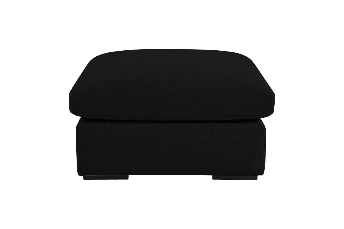 Rhodes Footstool in Mosquito Yves