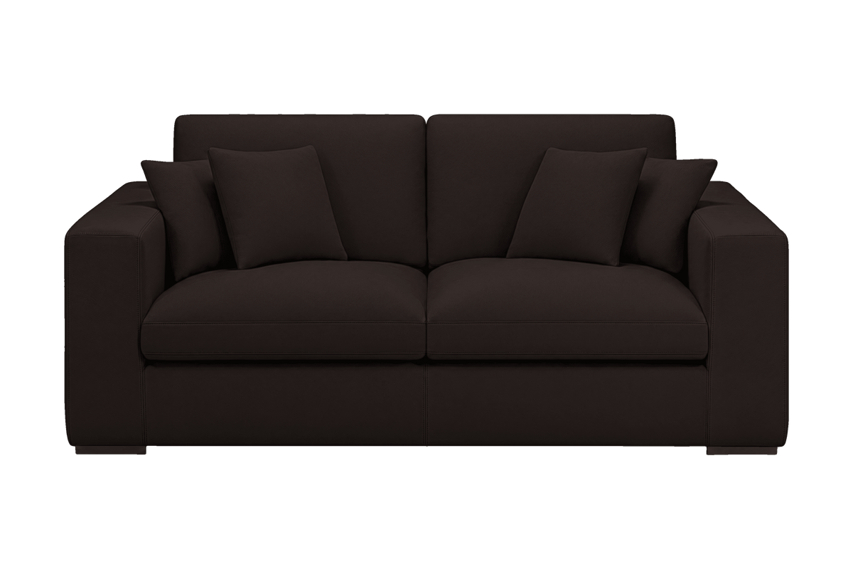 Rhodes Medium Sofa in Dante Ebony