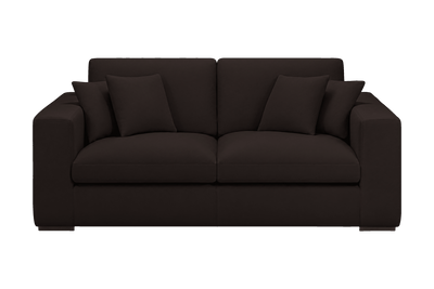 Rhodes Medium Sofa in Dante Ebony