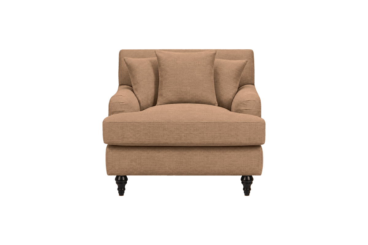 Senia Armchair in Roni Biscotti