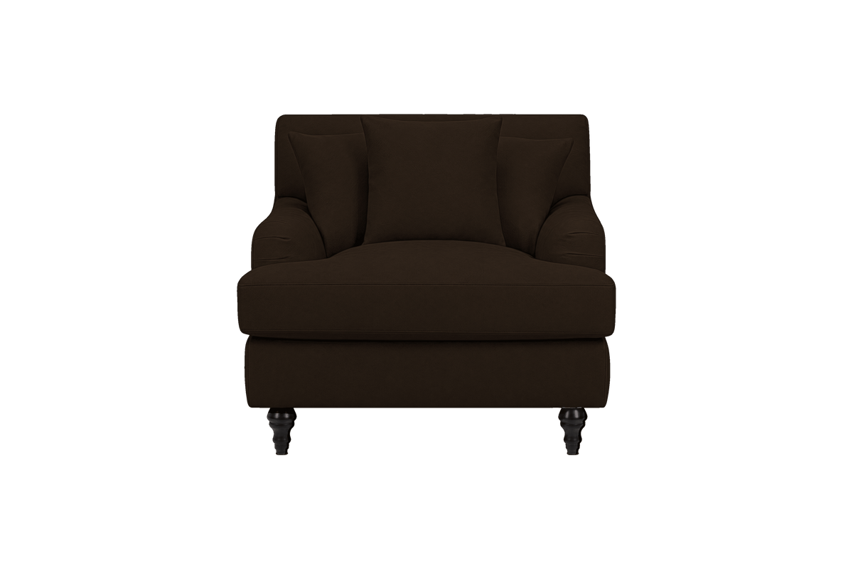 Senia Armchair in Marfa Charcoal