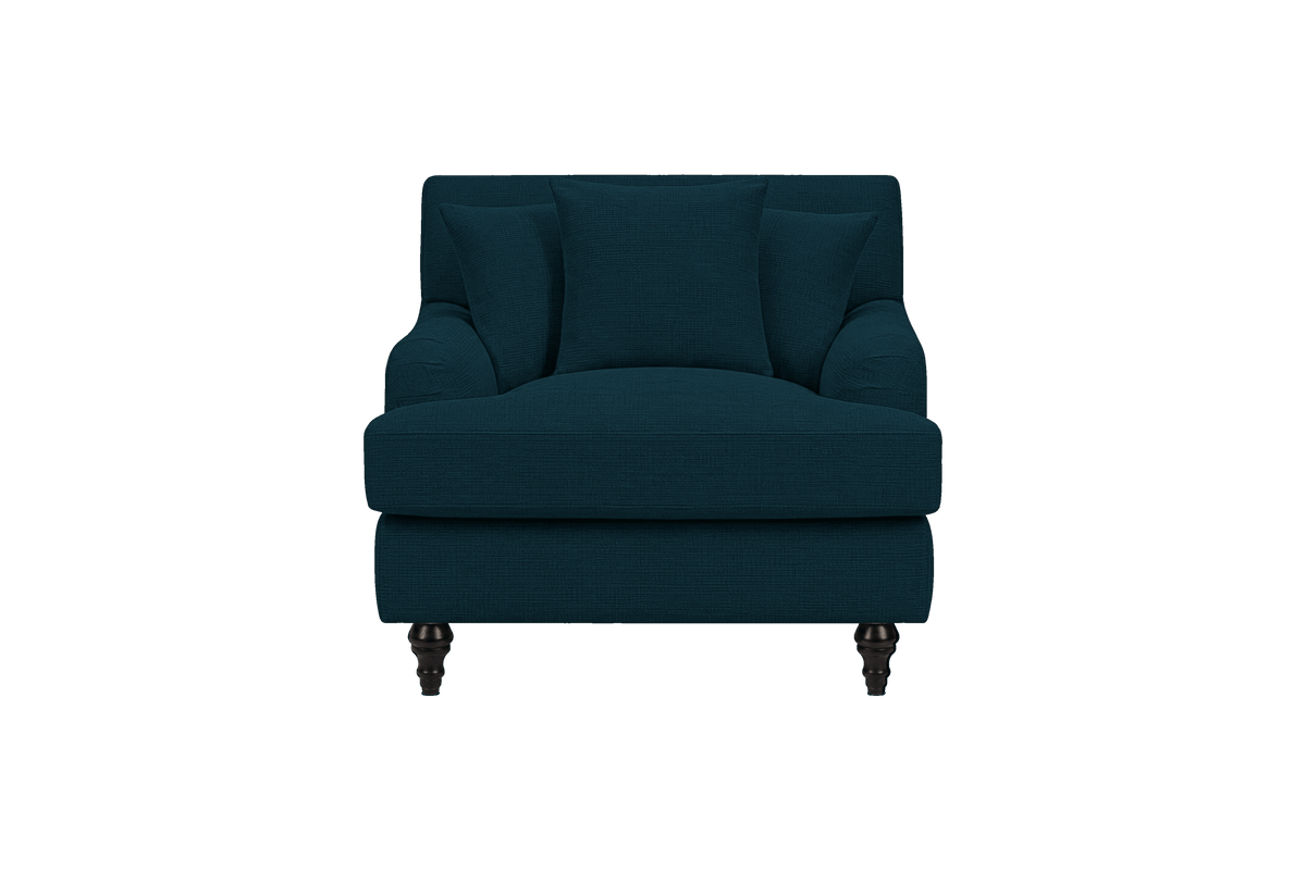 Senia Armchair in Roni Deep Lake