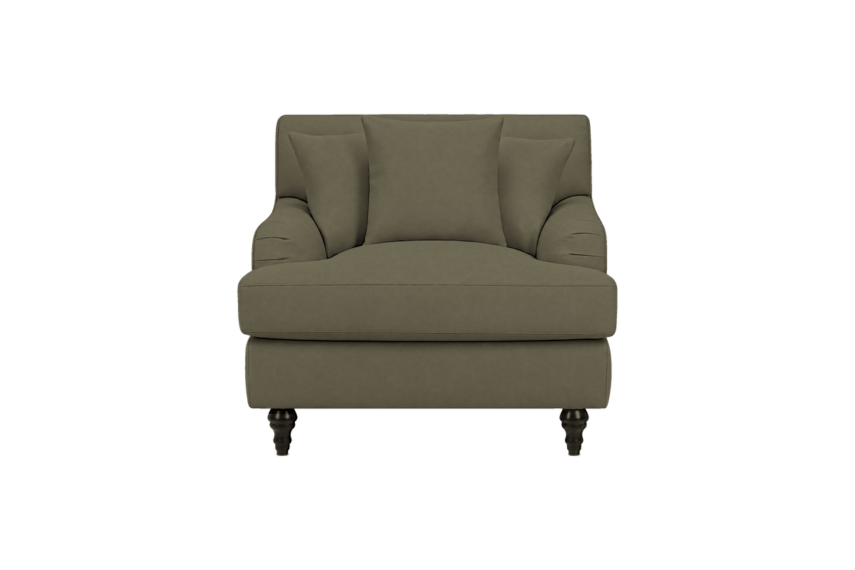 Senia Armchair in Felix Olive