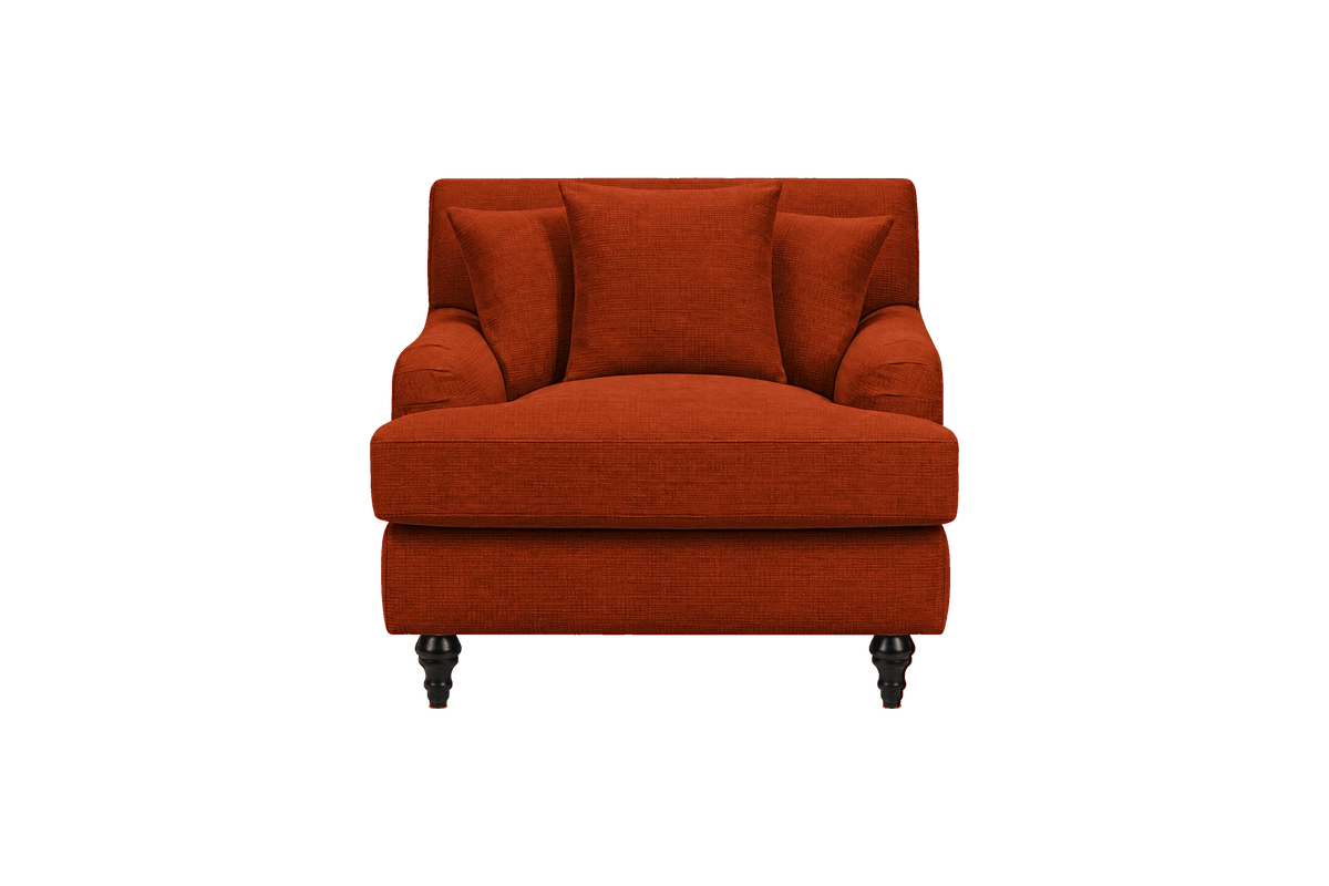 Senia Armchair in Roni Poppy