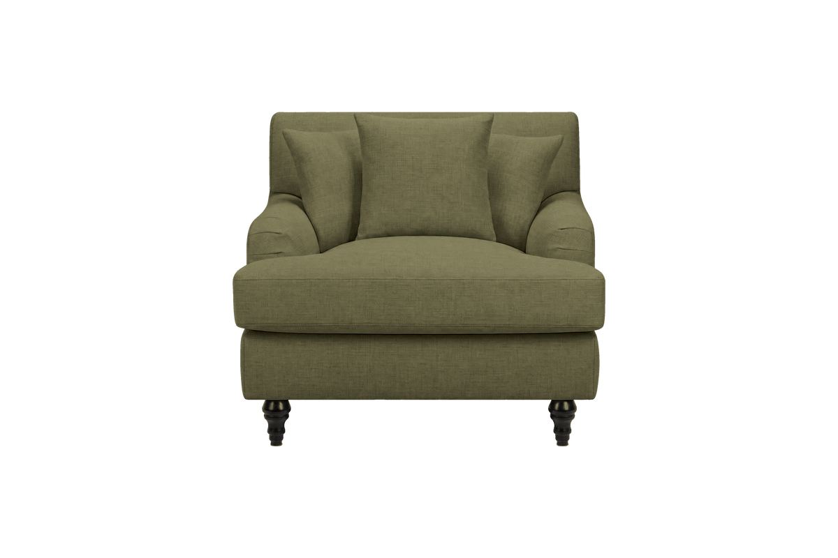 Senia Armchair in Mosquito Sycamore
