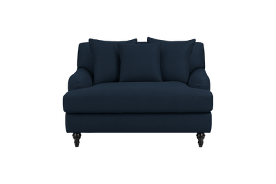 Senia Cuddle Chair in Dante Aqua