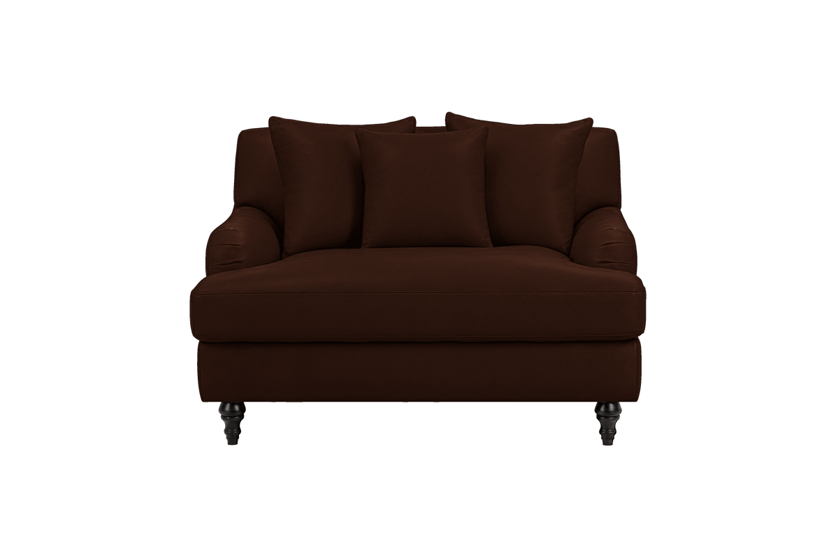 Senia Cuddle Chair in Momo Biscuit