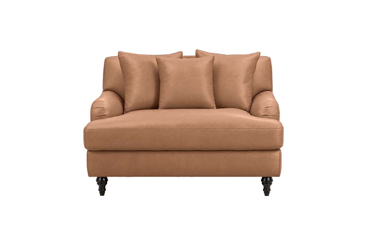 Senia Cuddle Chair in Momo Camel