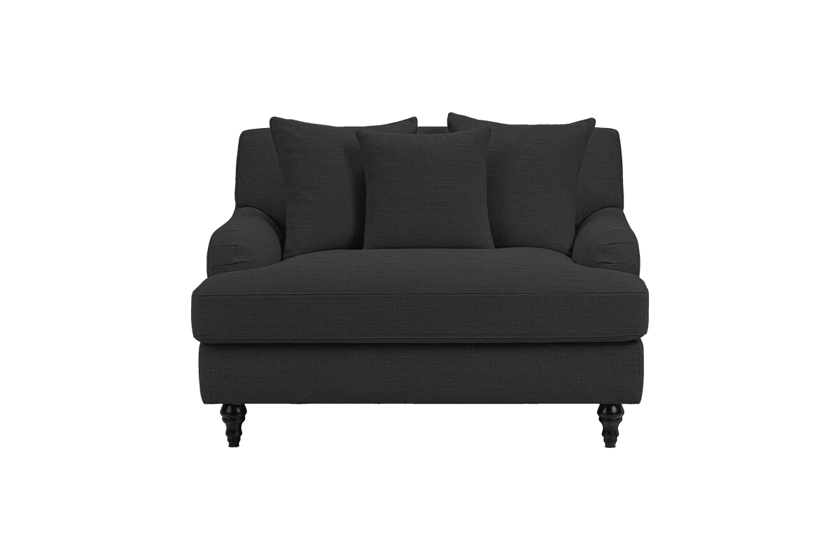 Senia Cuddle Chair in Roni Ember