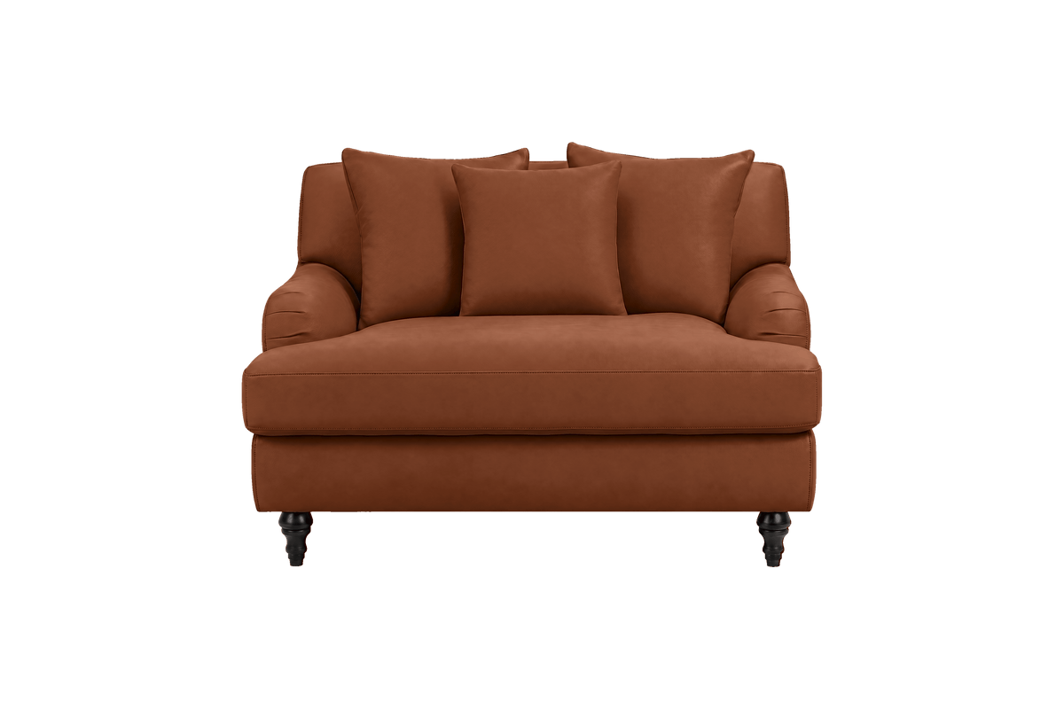 Senia Cuddle Chair in Dante Hazel