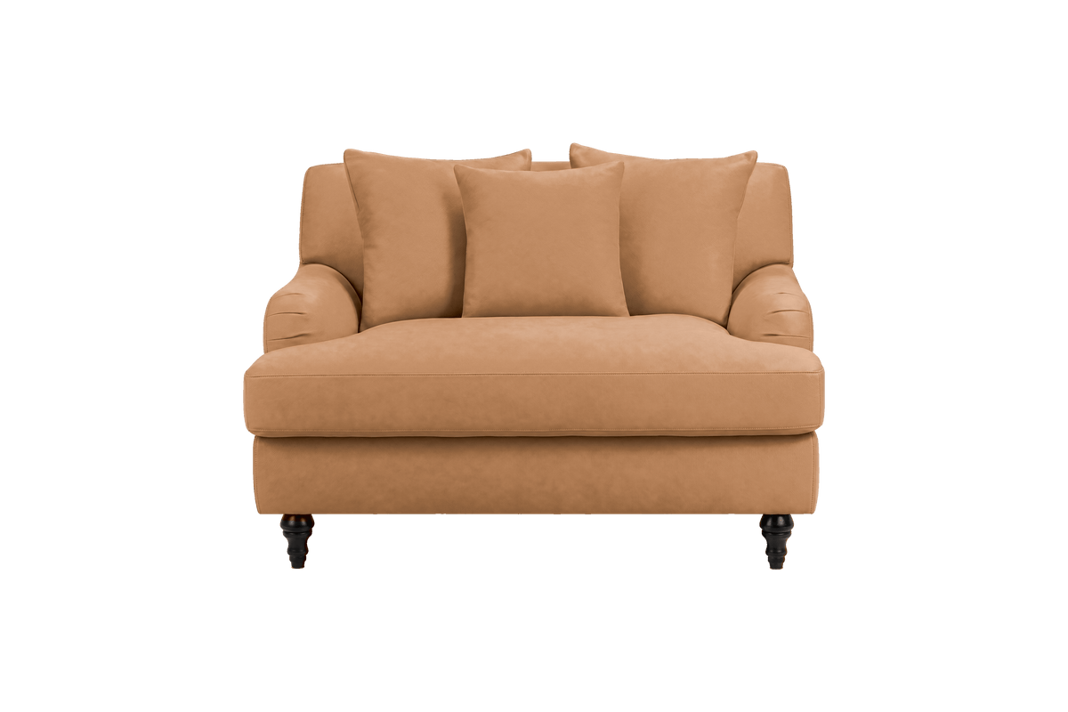 Senia Cuddle Chair in Marfa Les Yeux