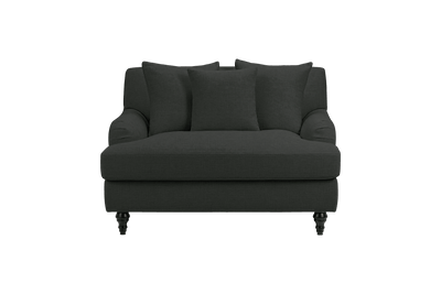 Senia Cuddle Chair in Mosquito Lola