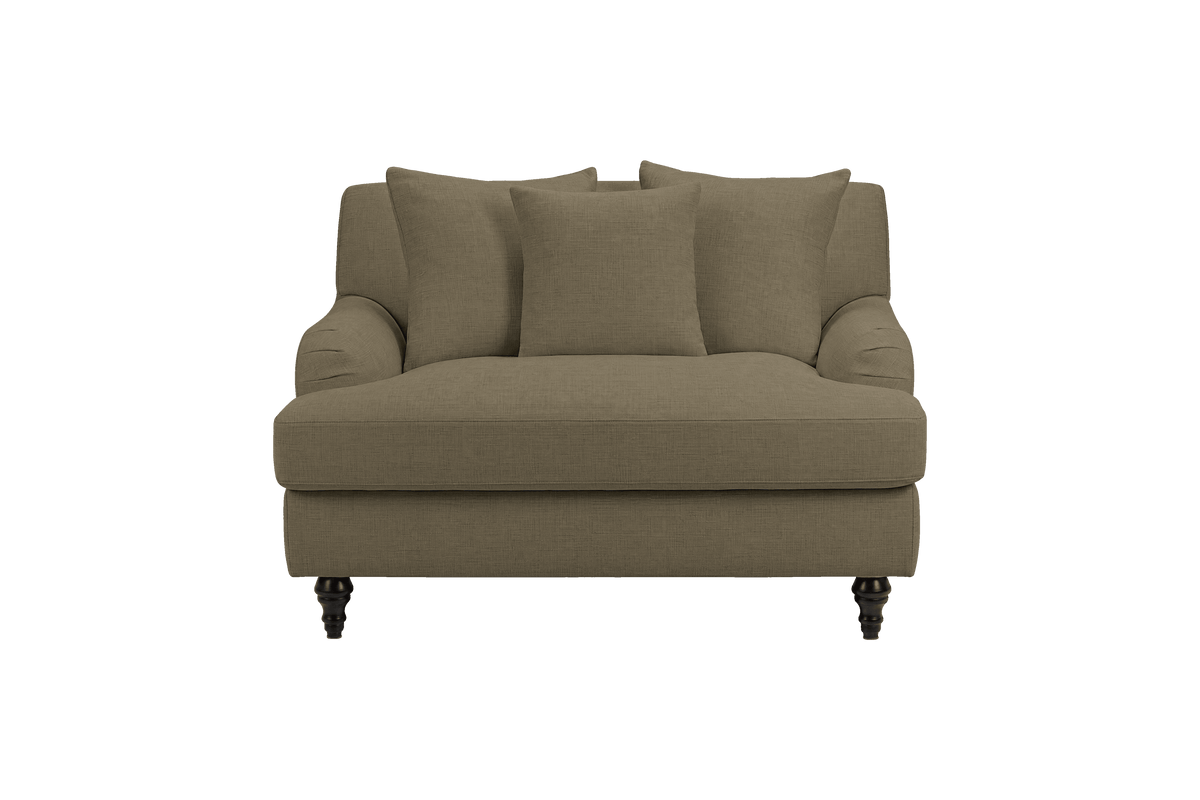 Senia Cuddle Chair in Mosquito Malibu