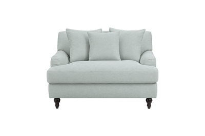 Senia Cuddle Chair in Fresco Meteor