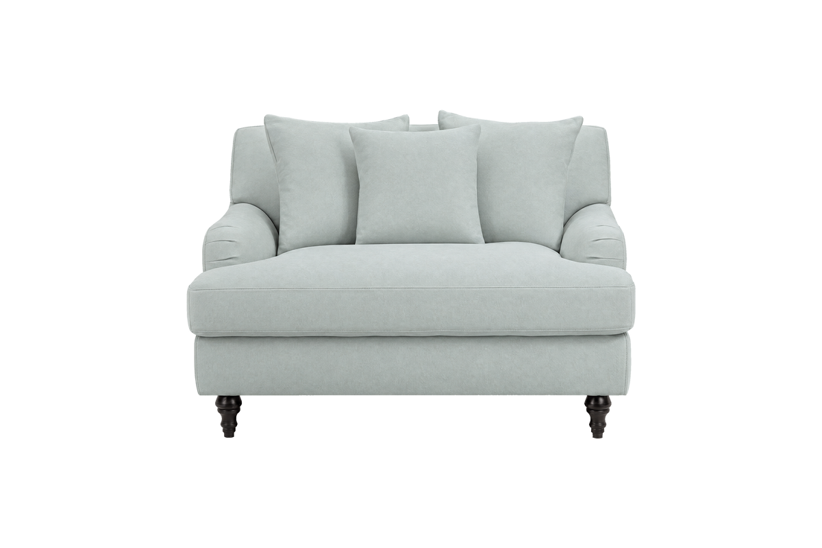 Senia Cuddle Chair in Fresco Meteor