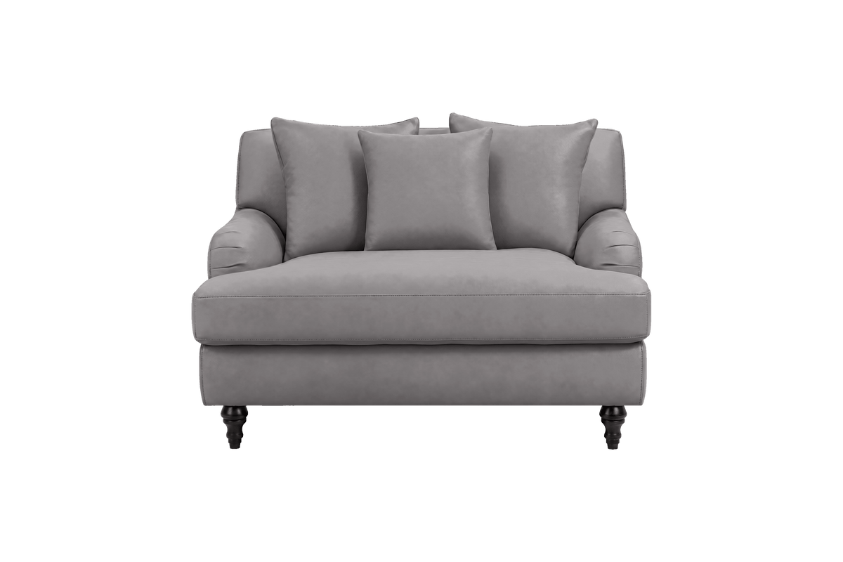 Senia Cuddle Chair in Dante Meteor