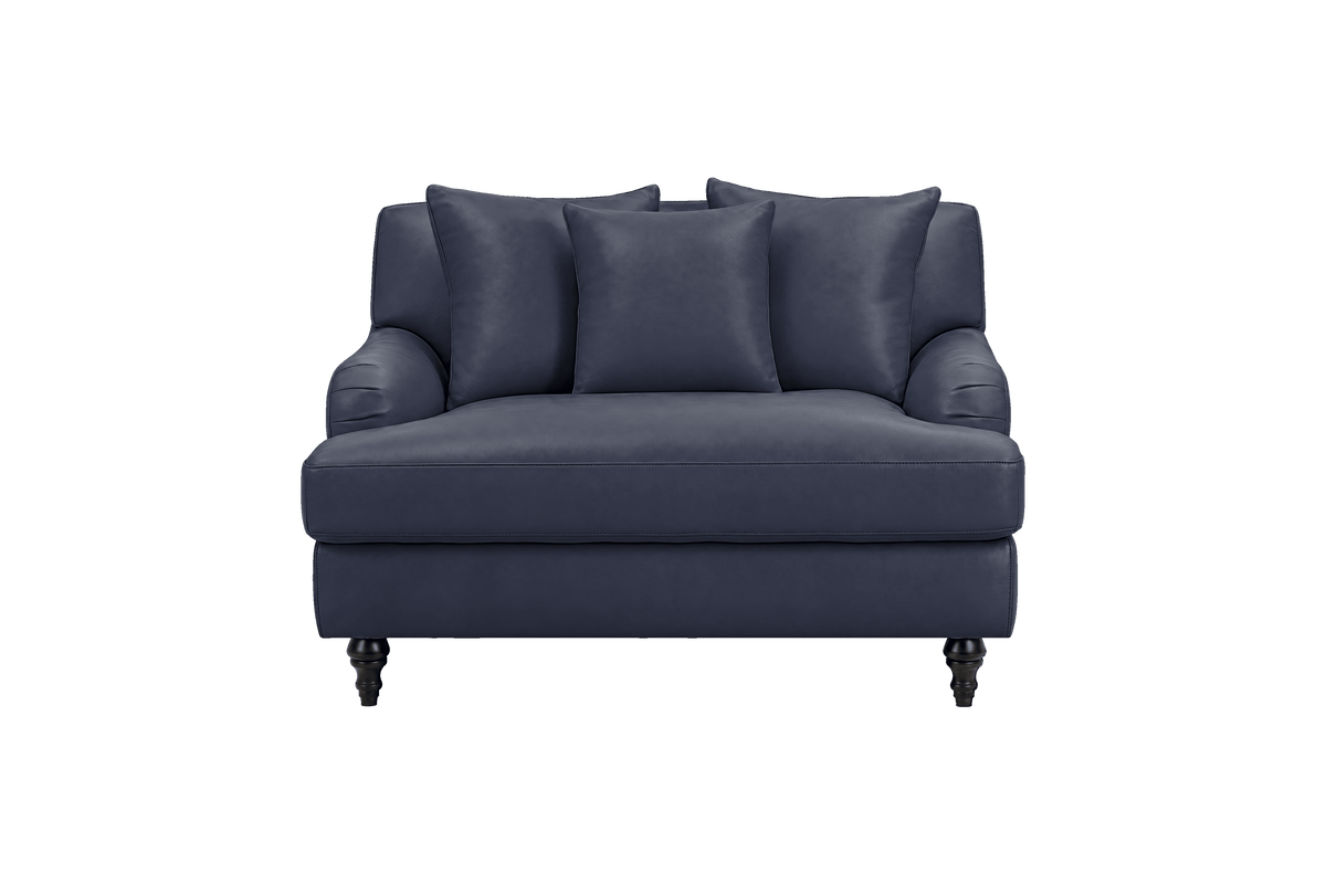 Senia Cuddle Chair in Momo Midnight