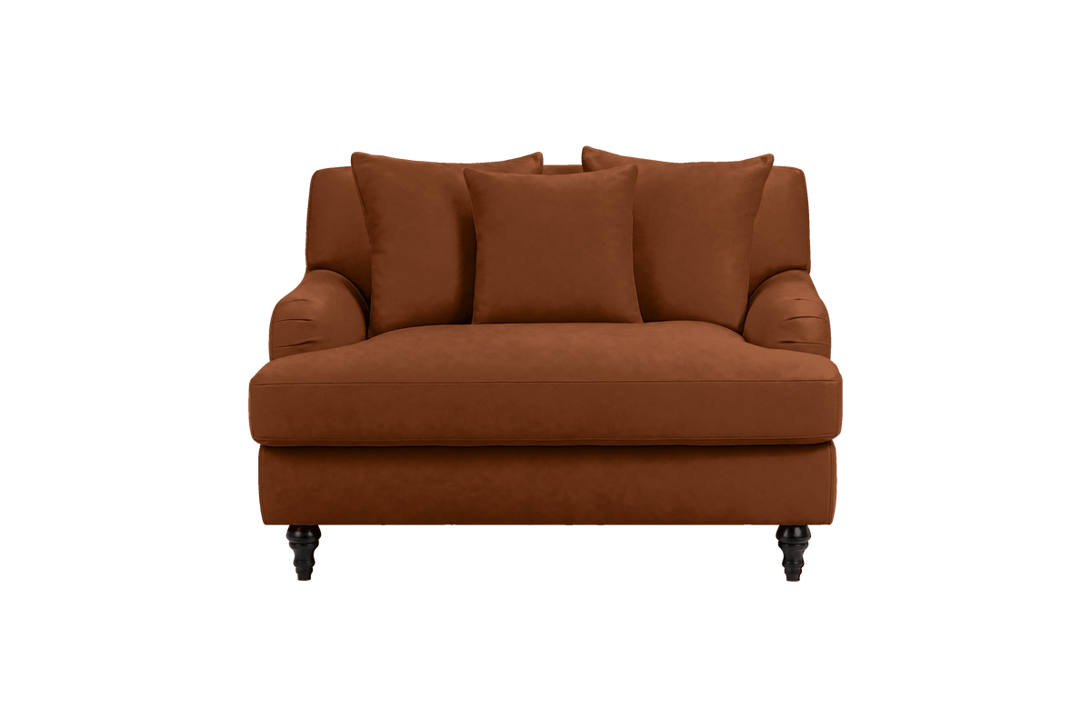 Senia Cuddle Chair in Marfa Pluto