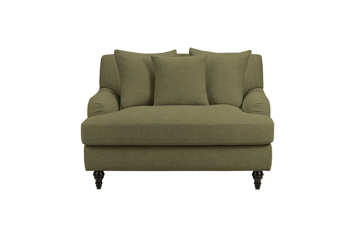 Senia Cuddle Chair in Mosquito Sycamore
