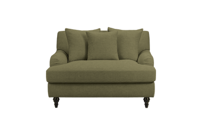 Senia Cuddle Chair in Mosquito Sycamore