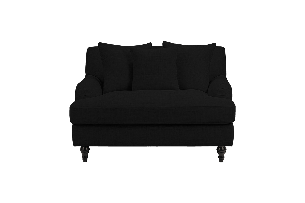 Senia Cuddle Chair in Mosquito Yves