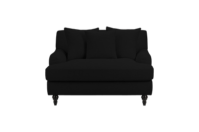 Senia Cuddle Chair in Mosquito Yves