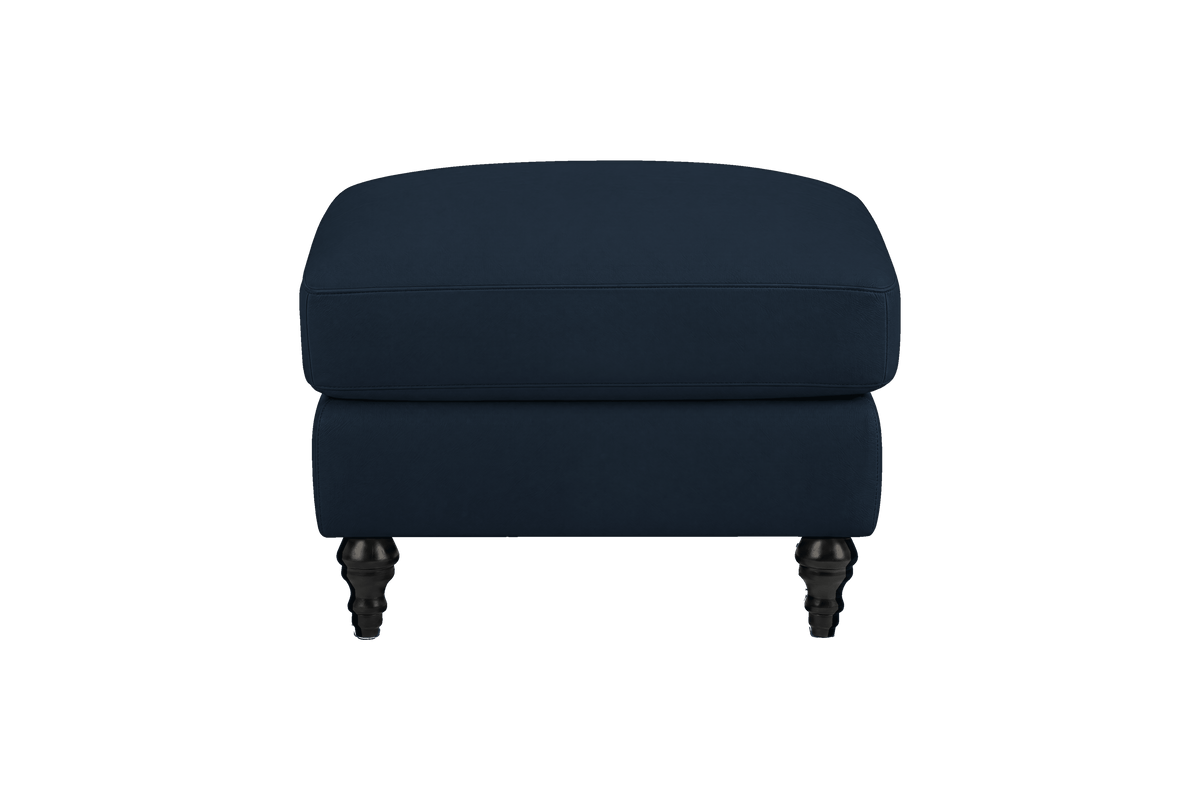 Senia Footstool in Dante Aqua