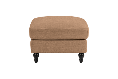 Senia Footstool in Roni Biscotti
