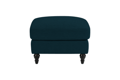 Senia Footstool in Roni Deep Lake