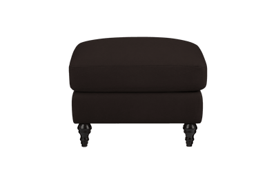 Senia Footstool in Dante Ebony