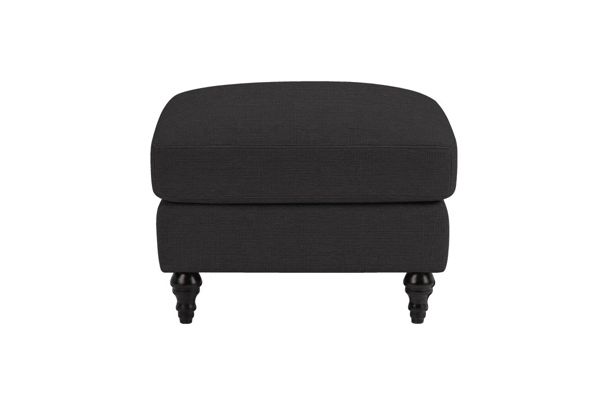 Senia Footstool in Roni Ember
