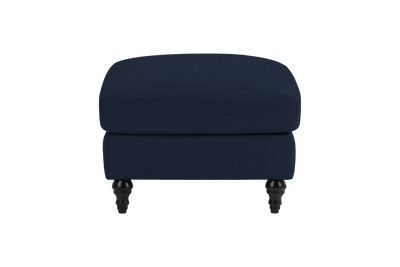 Senia Footstool in Roni Ember Blue