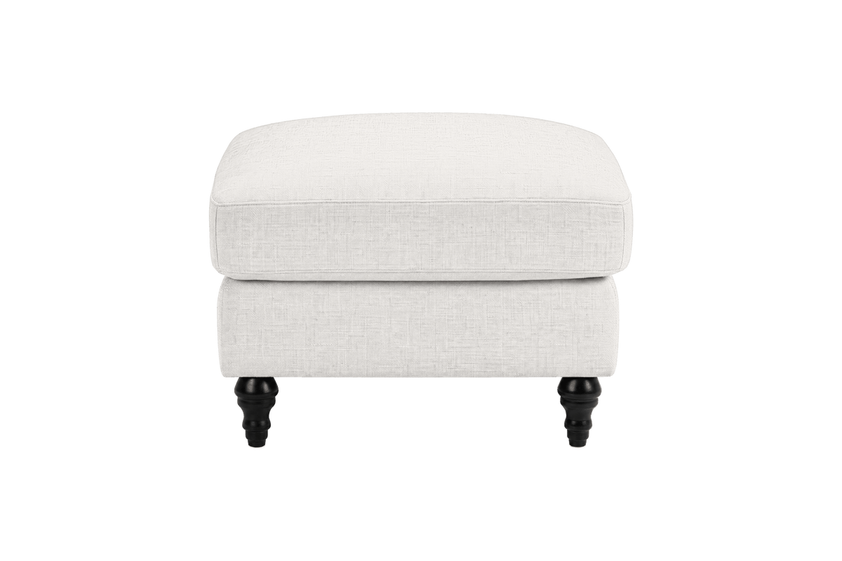 Senia Footstool in Mosquito Foam