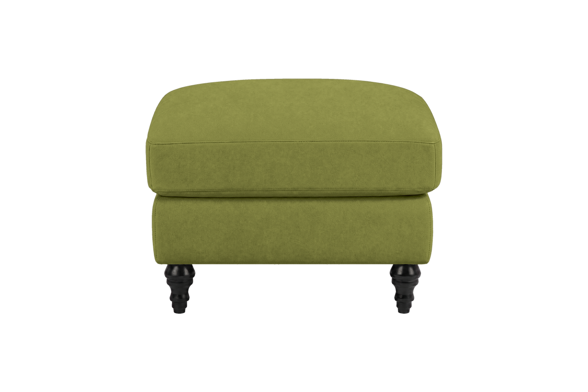 Senia Footstool in Fresco Key Lime