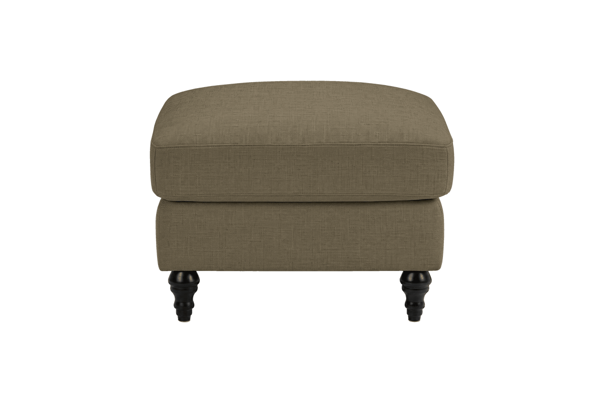 Senia Footstool in Mosquito Malibu