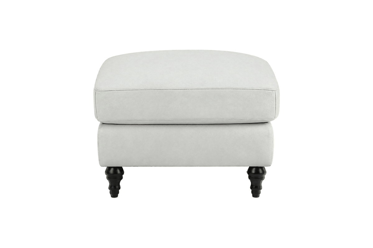 Senia Footstool in Felix Milky