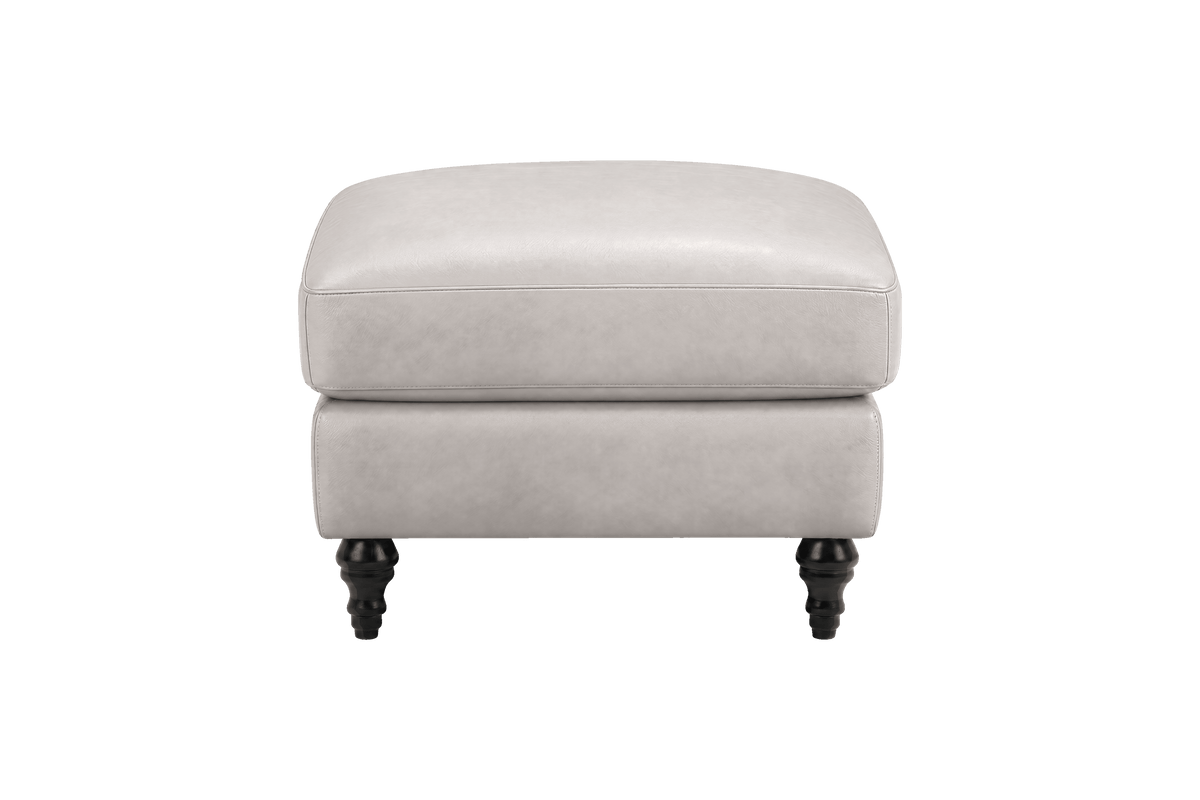 Senia Footstool in Momo Milky