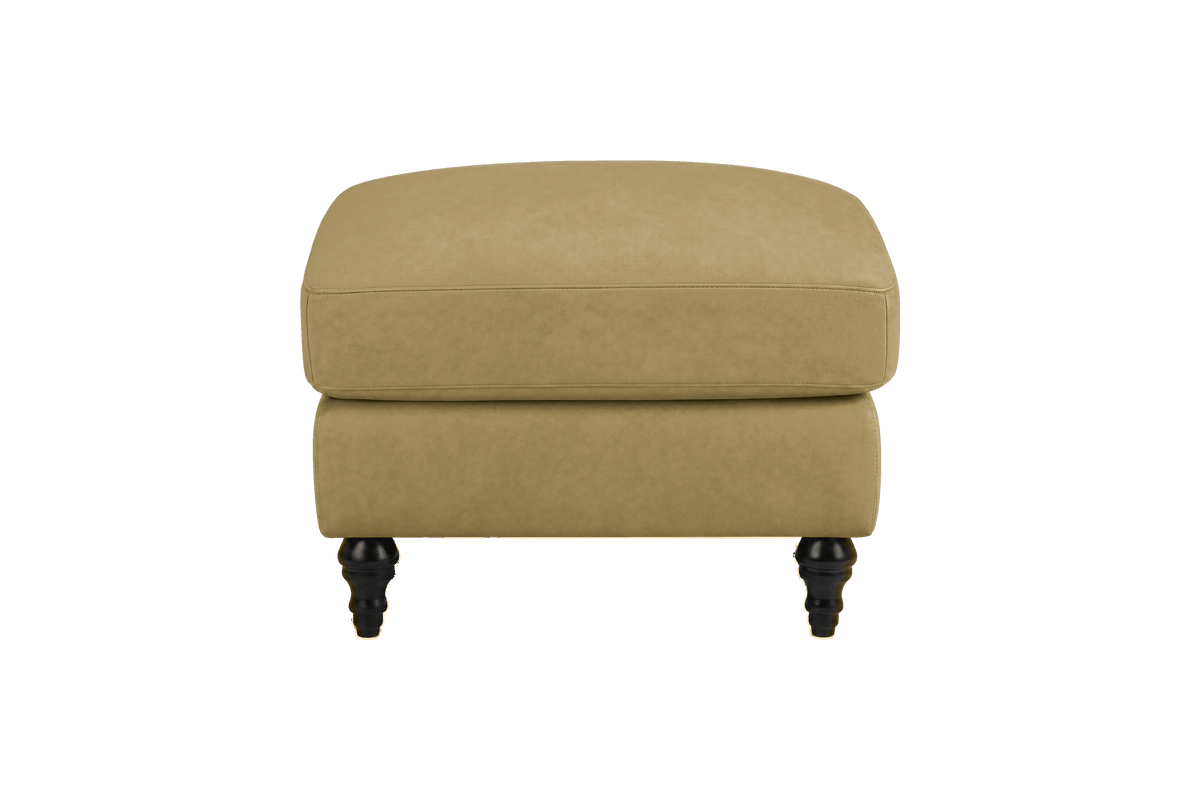 Senia Footstool in Marfa Olivia