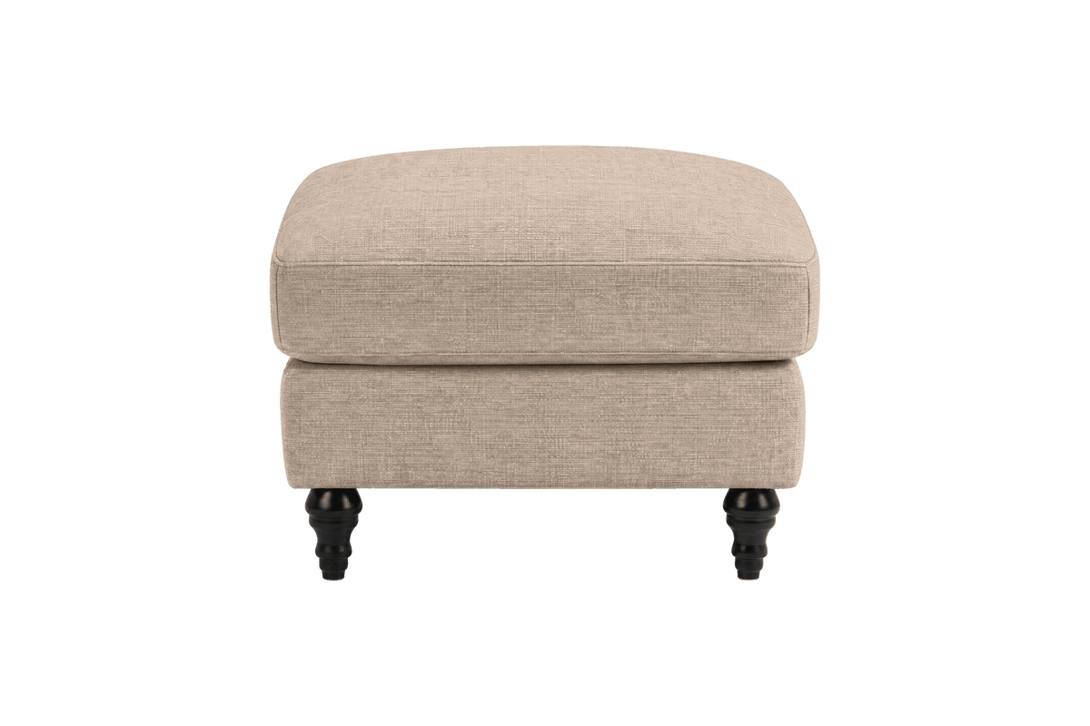 Senia Footstool in Roni Pine Nut