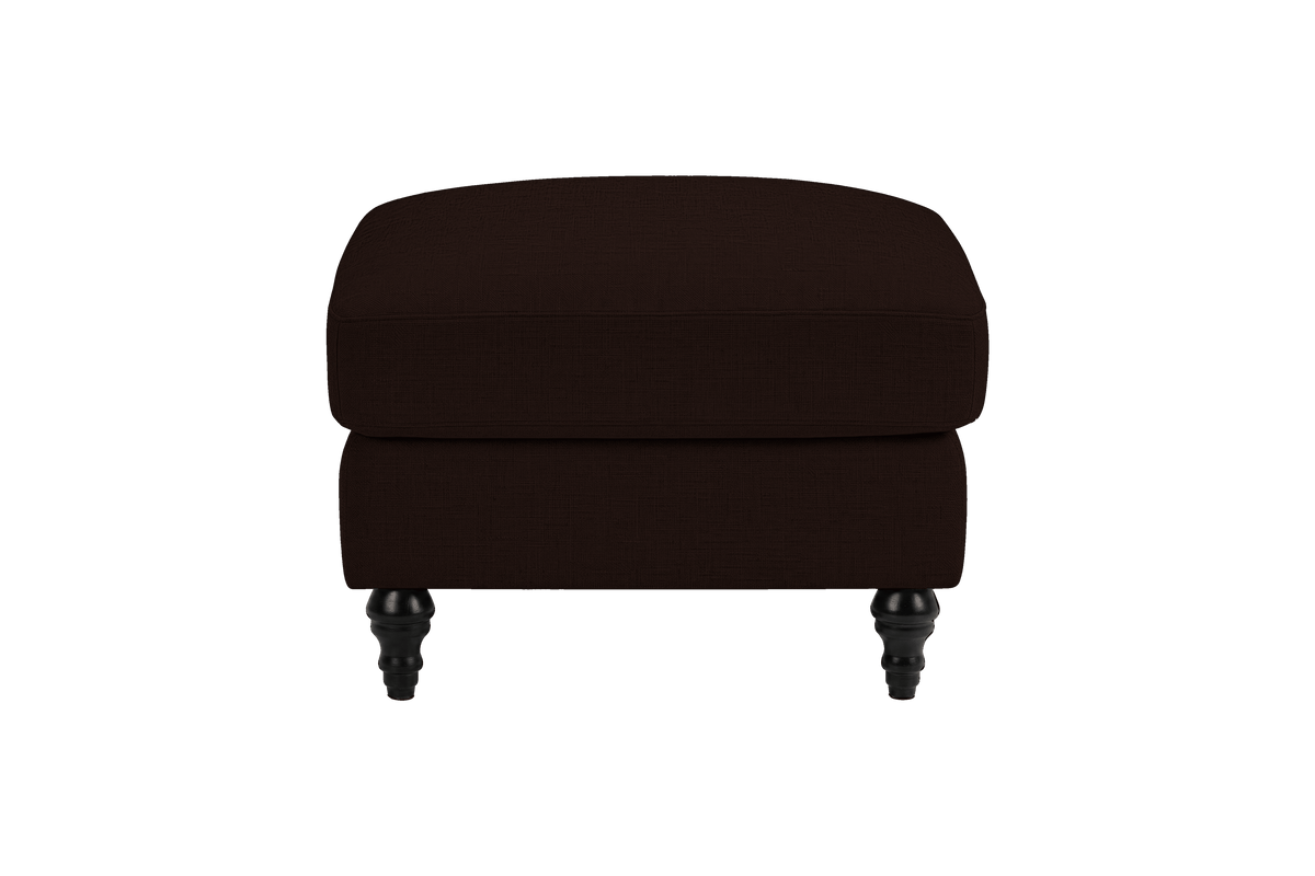 Senia Footstool in Mosquito Terra