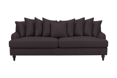 Senia Large Sofa in Dante Charcoal
