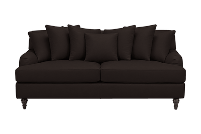 Senia Medium Sofa in Dante Ebony