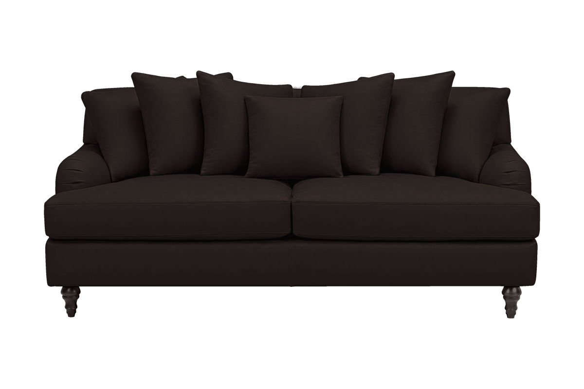Senia Medium Sofa in Dante Ebony