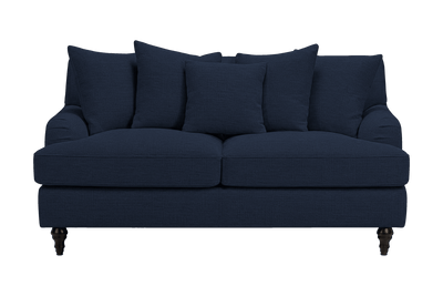 Senia Small Sofa in Roni Ember Blue