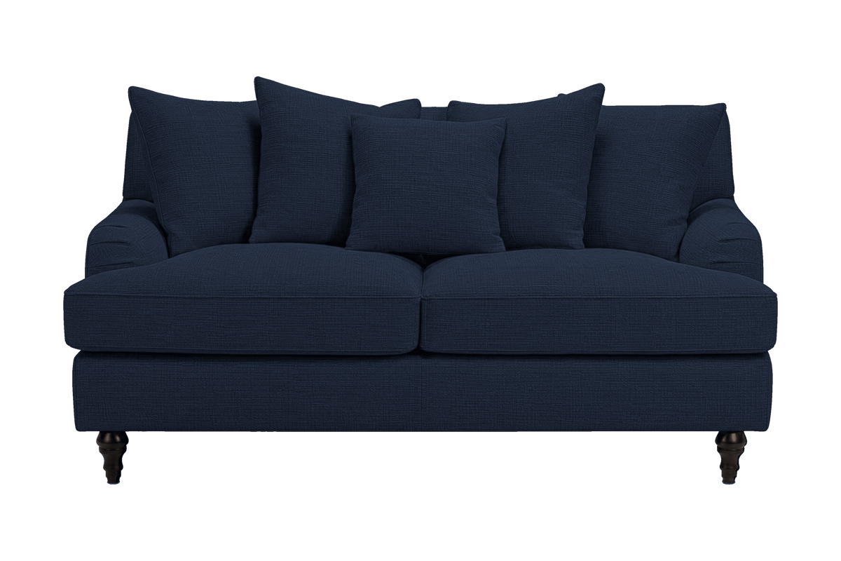 Senia Small Sofa in Roni Ember Blue