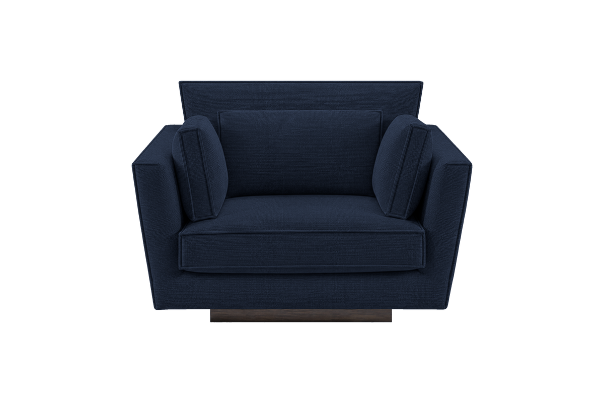 Stanley Armchair in Roni Ember Blue