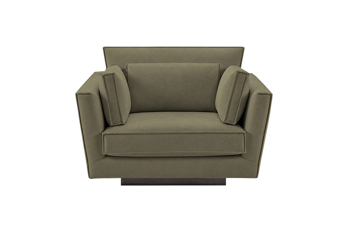 Stanley Armchair in Felix Olive